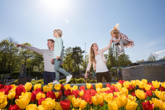 Gezin in Madurodam