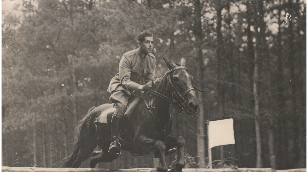 George Maduro on horse jumping.jpg
